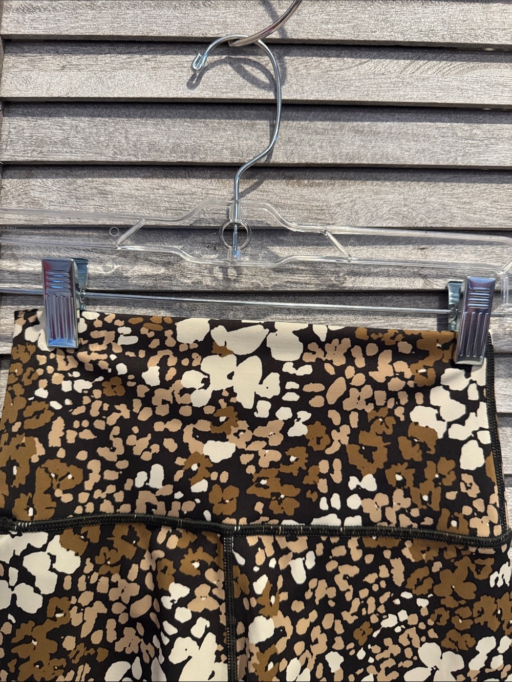 Off line By Aerie High-Waist Floral Print Leggings - Brown/Black/White SizeS/P - Picture 6 of 8